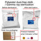 Gamma Bestraalde Polyester veegt Cleanroom voor Kritieke Steriele Milieu's af