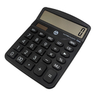 Zwarte Stofvrije 12 Cijfersesd Calculatorcleanroom Bureau Antistatische Calculator