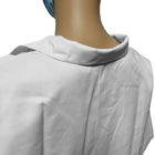stofdichte ESD-werkkleding spandex manchet polyester lint vrij lab smock voor cleanroom