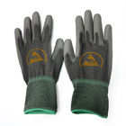 Naadloze Gebreide ESD Pu Palm Geschikte Handschoenen met Polyestervoering