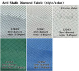 Antistatische 96%-Polyester4% Koolstof 3mm de Kielenlagen van Diamond Fabric ESD