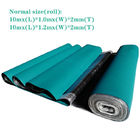 Groenachtig blauwe Zwarte Grijze ESD Rubbermat anti static for workplace Lijst/Vloer