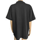 96% katoenen ESD Antistatische T-shirts Zwarte Unisex- voor Cleanroom Laboratorium