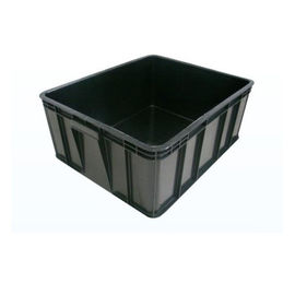 Zwarte ESD Verpakkingsmaterialen Bevorderlijke Containers voor Opslag Statische Gevoelige Delen
