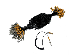 Zwart Geel 1,8 m ESD-aardkabel voor de schoonkamer