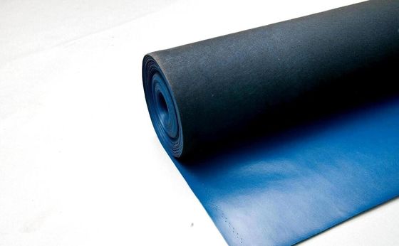 Permanente ESD Rubbermat vinyl leather for ESD Stoelen/van Hulpmiddelzakken Kleuren Blauwe Zwarte