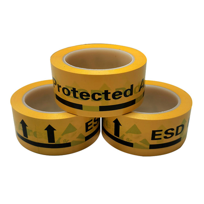 ESD Beschermde Industriële de Waarschuwingsband van Gebieds Gele Antistatische pvc