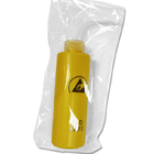 Geel Drukhdpe Plastic ESD Antistatisch Veilig het Uitdelen Flessen Industrieel Gebruik