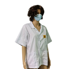 2.5mm Gird Kleren van het T-shirt de Industriële Werk voor Antistatisch Cleanroom ESD
