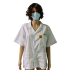 2.5mm Gird Kleren van het T-shirt de Industriële Werk voor Antistatisch Cleanroom ESD