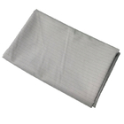 Grijze 10mm Streep Zwaargewicht ESD Polyester van de Katoenen de Koolstofvezel Stoffen65% Polyester 1%