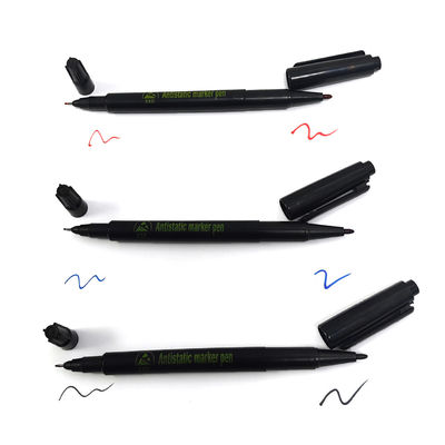 Antistatische Markeerstift Met twee uiteinden 0.5mm - 1.5mm voor Cleanroom Laboratoriumepa Bureau