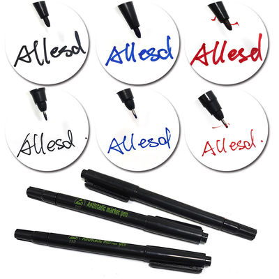 Antistatische Markeerstift Met twee uiteinden 0.5mm - 1.5mm voor Cleanroom Laboratoriumepa Bureau