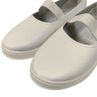 Vrouwen open rug leer boven stofdicht ESD anti statisch PU platte bodem diepe mond elastische schoenen