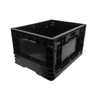 400*300*220mm Zwart antistatisch vouwdoos Plastic omzetdoos Opvouwbaar Plasticdoos