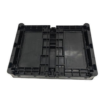 400*300*220mm Zwart antistatisch vouwdoos Plastic omzetdoos Opvouwbaar Plasticdoos