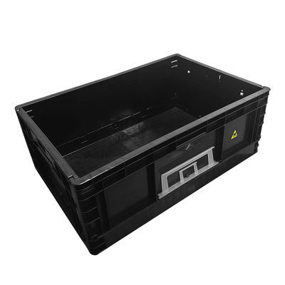 Opvouwbare elektronische componenten Containerdoos Antistatische doos Kofferbak pallets Plastic PCB ESD opslagdoos