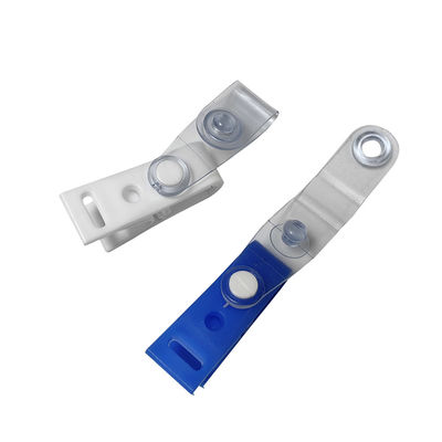 Exclusieve blauw-witte ID badge houder clip plastic hangende clip
