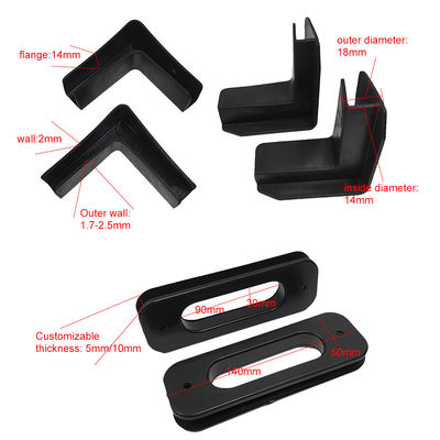 ESD Box Accessoires &quot;U&quot;-vormige hoekbescherming &quot;L&quot;-vormige hoekbescherming ESD Plastic Hollow Handle
