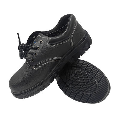 Unisex Anti Smash Construction Work Shoes Low Cut Steel Middenzool Rubber Steel Toe Leer Boven veiligheid schoenen