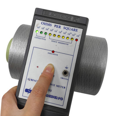 Grijze 150D/2 lange vezel geleidende naaigraad voor ESD-stof/kleding
