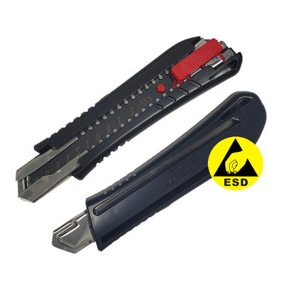18 mm groot ESD antistatisch mes/reinigkamer kantoor antistatisch doos roestvrijstalen snijmachine/ESD mes