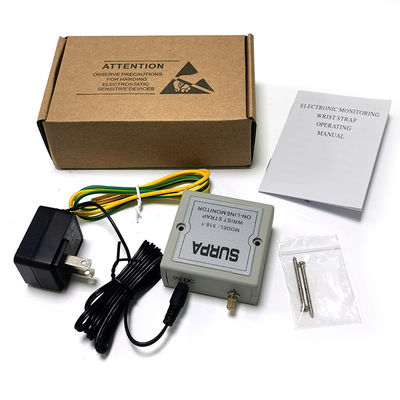 Antistatische polsbandmonitor 518-1 Elektrostatische ringwaarschuwing Esd polsbandtester