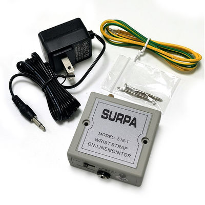 Antistatische polsbandmonitor 518-1 Elektrostatische ringwaarschuwing Esd polsbandtester