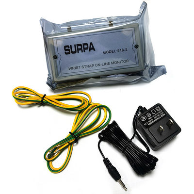 518-2 ESD Anti-statische polsband monitor Elektrostatische ring alarm Anti-statische polsband tester