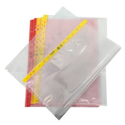 11 Hole Roze of Gele Cleanroom Dossierzak A4 A3 Stofvrije ESD Antistatische Documentzak