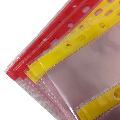11 Hole Roze of Gele Cleanroom Dossierzak A4 A3 Stofvrije ESD Antistatische Documentzak