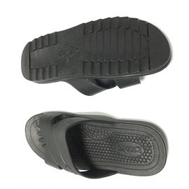 Antistatisch ESD Pantoffel Dwarstype SPU Materieel Kleuren Blauw Zwart Wit w/ESD Embleem