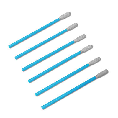 PS743 Reiniging Gap Cleanroom Swabs Stick PP Handle Polyester Tip Industrial Cleanroom Swabs