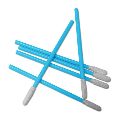 PS743 Reiniging Gap Cleanroom Swabs Stick PP Handle Polyester Tip Industrial Cleanroom Swabs