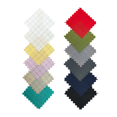 ESD Antistatisch 7 mm rasterstof 98% polyester+2% geleidende koolstofstofstof voor ESD-kleding