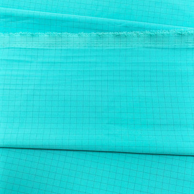 ESD Antistatisch 7 mm rasterstof 98% polyester+2% geleidende koolstofstofstof voor ESD-kleding