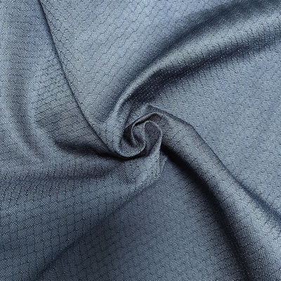6 mm Diamond Navy Blue gebreide antistatische stof voor ESD jas en polo shirt