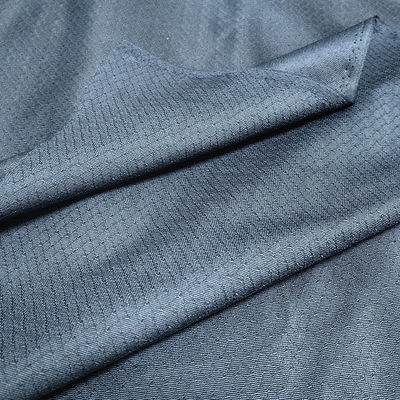 6 mm Diamond Navy Blue gebreide antistatische stof voor ESD jas en polo shirt