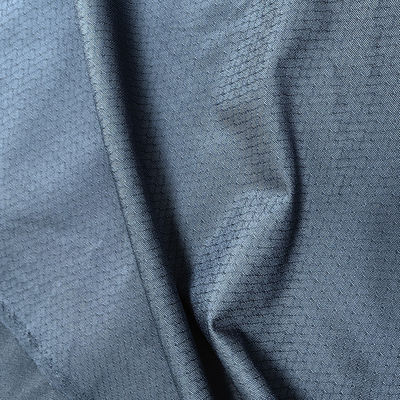 6 mm Diamond Navy Blue gebreide antistatische stof voor ESD jas en polo shirt