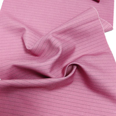 Roze 5 mm streep ESD stof 1/2 Antistatische TR geleidende stof voor lab kleding