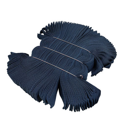 93% polyester 7% koolstofvezel ESD antistatisch ribstof voor cleanroom kleding manchetten