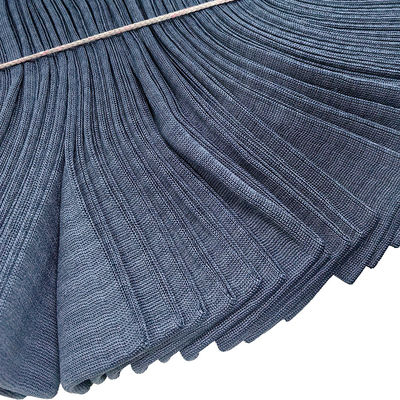 93% polyester 7% koolstofvezel ESD antistatisch ribstof voor cleanroom kleding manchetten