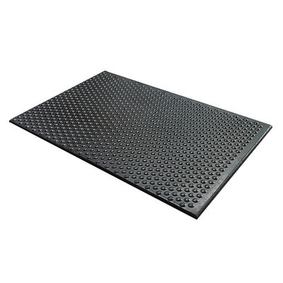 Zwart rubber ESD Antistatisch kegelpatroon Anti vermoeidheid Mat voor schoonkamers Halfrondwerkplaatsen