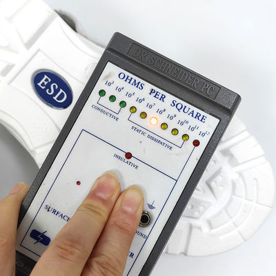 Witte anti-smashing ESD antistatische veiligheidsschoenen met stalen toe-kappen voor stofvrije schoonruimte ESD werkschoenen