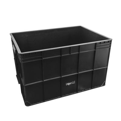 800*400*230mm Leidende omzetdoos Plastic ESD Elektronische onderdelen Doos Zwarte antistatische doos
