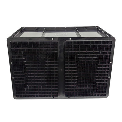600*400*230mm Zwart ESD Antistatisch Plastic Box Elektronische onderdelen Box Antistatische doos voor de elektronica-industrie