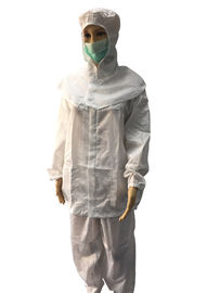Cleanroom ESD Veilige Antistatische Jasje van de Kledingspolyester en Broekklasse 1000 - 10000