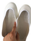 Cleanroom Antistatische Schoenen voor het Lange Kokeresd Bovenleer van het Laarzen Witte Leer