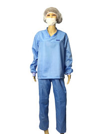 Cleanroom ESD Veilige Antistatische Jasje van de Kledingspolyester en Broekklasse 1000 - 10000