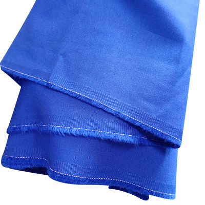 Blauw ESD Antistatisch Katoen Poly Blend Vlamvertragend Werkkledingstof voor antistatisch gebied